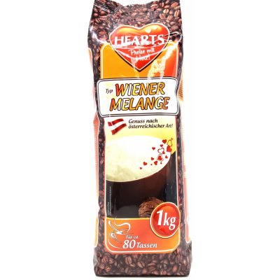 Hearts Cappuccino Wiener Melange 1 kg – Zbozi.Blesk.cz