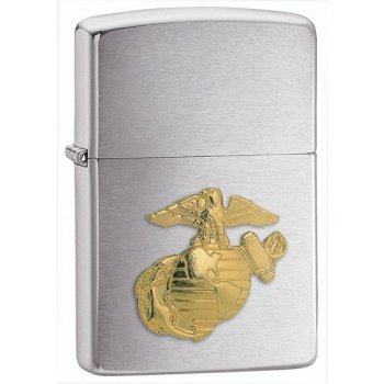 Zippo benzínový Brush Finish Marines od 599 Kč - Heureka.cz