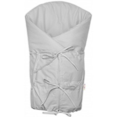 Baby Nellys Klasická retro zavinovačka NATURE šněrovací s výplní šedá – Sleviste.cz