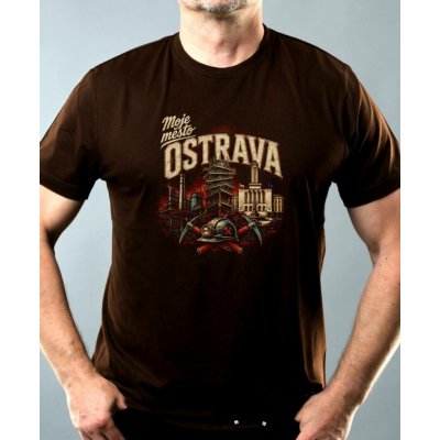 Pánské tričko Moje město Ostrava – Sleviste.cz