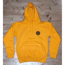 SCOOTERING Long Hoodie s kapucí YELLOW GOLD