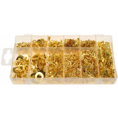 Elektrické konektory pro automobily, různé druhy, sada 750 kusů G02828 – Zboží Mobilmania