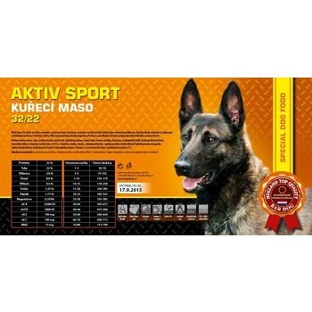 Bardog Aktiv sport kuřecí maso 32/22 15 Kg