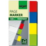 Štítek, plastový, 4x40 listů, 20x50 mm, SIGEL „Clear“, smíšené barvy HN670 – Hledejceny.cz