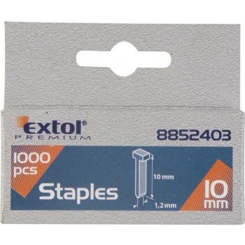 Extol Premium hřebíky, 1000ks, 12mm, 2,0x0,52x1,2mm, 8852404