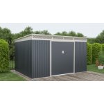 G21 Zahradní domek GRAH 915 - 340 x 269 cm antracitový – Zboží Dáma