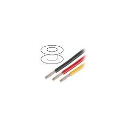 ALPHA WIRE Kabel UL1015,UL1230,VW-1 licna Cu 16AWG červená PVC 600V