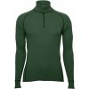 Pánské sportovní tričko Brynje Classic Wool Zip Polo Shirt zelená