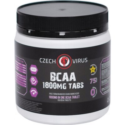 Czech Virus BCAA 1800 150 tablet – Zboží Mobilmania