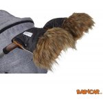 Little Angel rukavice DeLuxe černá zlatý prošev medová – Zboží Dáma