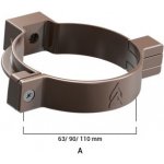 Gutta Plastová objímka okapového svodu 90 mm hnědá – Sleviste.cz