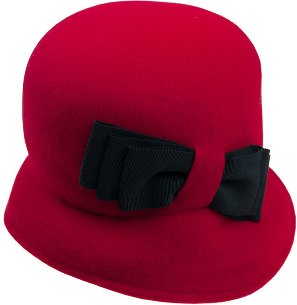 Pletený plstěný klobouk červená 001_030001 52509/13A od 1 800 Kč -  Heureka.cz