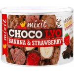 MIXIT Křupavé banánky a jahody v čokoládě 150 g – Sleviste.cz