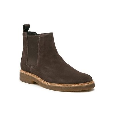 Clarks kotníková obuv Barnes Mid 261675657 hnědá – Zboží Mobilmania