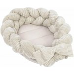 Meowbaby hnízdečko pro miminko béžová – Zboží Mobilmania