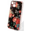 Pouzdro a kryt na mobilní telefon Apple Pouzdro 1Mcz Trendy Červené pryskyřníky za tmy Skinny TPU Apple iPhone 13 černé červené