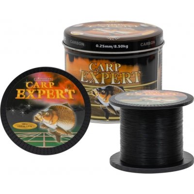 CARP EXPERT V PLECHOVÉ DÓZE ČERNÝ 1000M 0,25mm 8,5kg