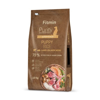 Fitmin Purity Rice Puppy Lamb & Salmon 2 x 12 kg