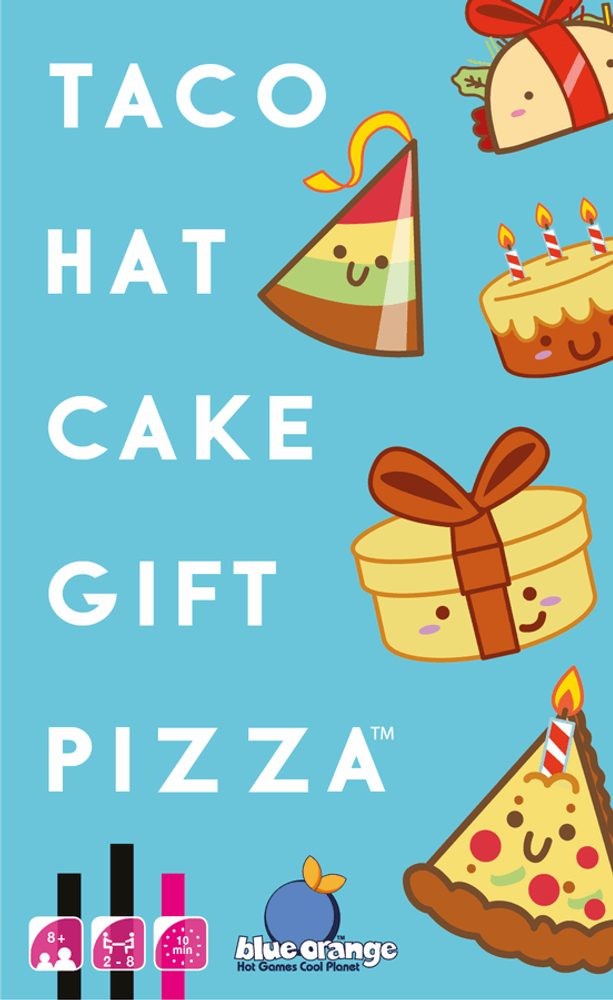 Blue Orange Taco Hat Cake Gift Pizza