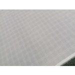 Voálová záclona bílá káro se smetanovou nitkou 300 cm – Hledejceny.cz