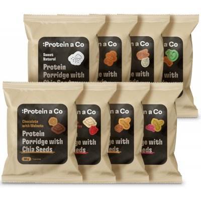 Protein&Co. Proteinová chia kaše 640 g – Zboží Dáma