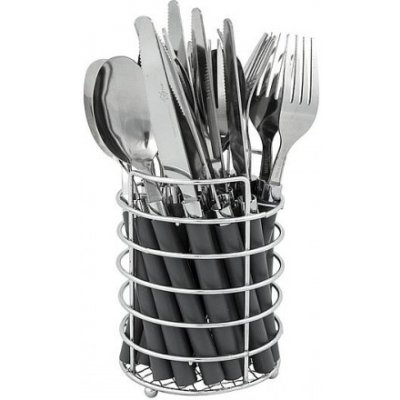 Bo-Camp Sada příborů v košíku 24 ks – Zboží Dáma Bo-Camp Sada příborů v košíku 24 ks – Zboží Dáma