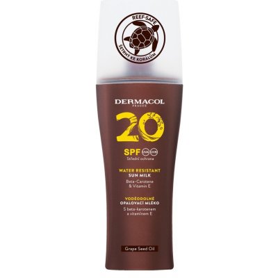 Dermacol Opalovací mléko voděod.SPF20 spray 200 ml – Zbozi.Blesk.cz