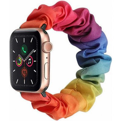 SES Elastický pásek pro chytré hodinky Apple Watch 41 mm 7.série - duhový 9911 – Zbozi.Blesk.cz