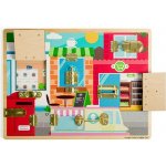 Bigjigs Toys Motorická deska západky a zámky – Sleviste.cz