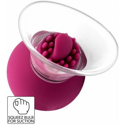 She.E.O Vibrating & Rotating Nipple & Clitoral Pump, vibrační a rotační pumpa s jazýčkem – Zboží Mobilmania