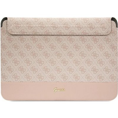 Guess taška na notebook 14" GUCS14PS4SGW pink Comp Sleeve U 4G Stripe Metal Logo – Zboží Živě