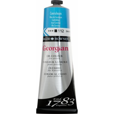 Daler Rowney Georgian olejová barva coeruleum 225 ml 1 ks – Hledejceny.cz