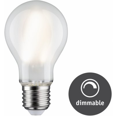 Paulmann LED Filament žárovka bílá/mat 9W E27 neutrální bílá stmívatelné 288.15 – Hledejceny.cz