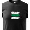 Dětské tričko Canvas dětské tričko Turistická značka zelená, černá 2079