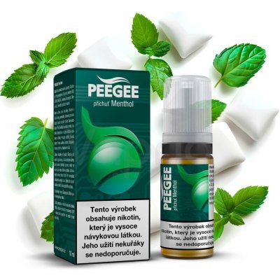 PEEGEE Mentol 10 ml 6 mg – Hledejceny.cz