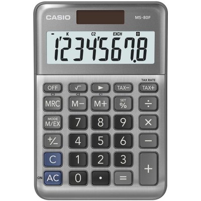 Casio MS 80 F Stolní kalkulačka – Hledejceny.cz