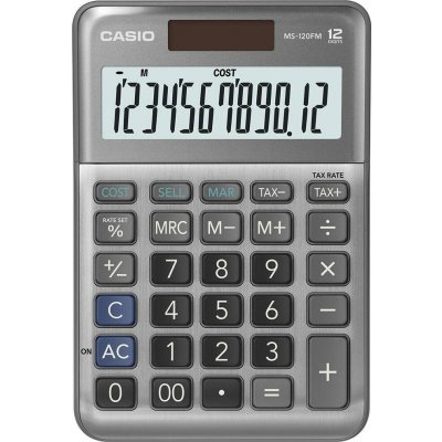 Casio MS 120 FM Stolní kalkulačka – Hledejceny.cz