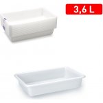 PlasticForte mísa servírovací catering obdélník bílá 34 x 23 x 7 cm 3,6l – Zboží Mobilmania