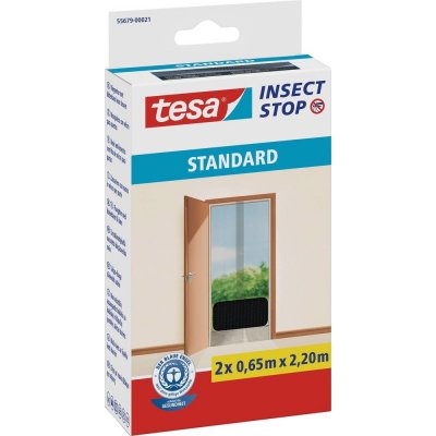 Tesa STANDARD 55679-00021-03 dveřní létající obrazovka 650 mm x 2200 mm antracitová 1 ks – Zbozi.Blesk.cz