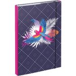 Baagl A4 Papoušek A-8482 fialová – Zboží Mobilmania