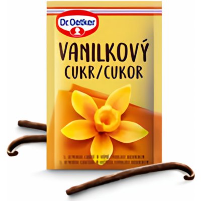 Dr. Oetker Vanilkový cukr 8 g – Zbozi.Blesk.cz