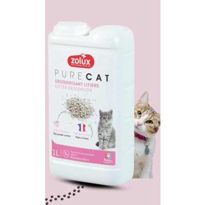 Zolux Deodorant Purecat baby powder 1 l – Zboží Dáma