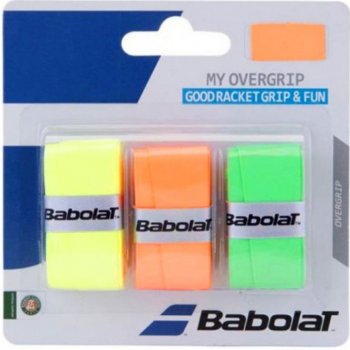 Babolat My overgrip 3ks zelená/žlutá/oranžová