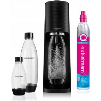 SodaStream TERRA černá 3 lahve