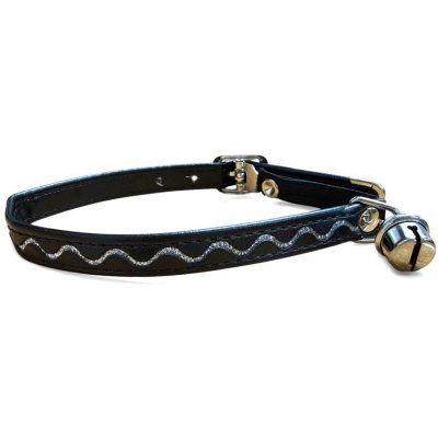 Profizoo Obojek CAT zdobený třpytem 10 mm x 32 cm – Zboží Dáma