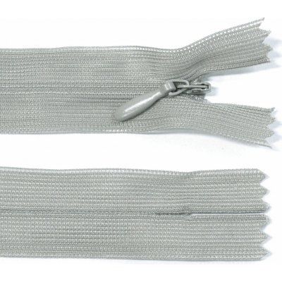 Spirálový zip no.3 skrytý nerozepínací 20cm - více barev color: 717 šedá – Hledejceny.cz