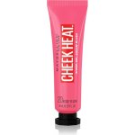 Maybelline Gelově Krémová tvářenka Cheek Heat Sheer Gel-Cream Blush 20 Rose Flash 8 ml – Zboží Mobilmania