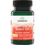 Swanson Černý Kmínový Olej Black Cumin 500 mg 60 kapslí – Hledejceny.cz