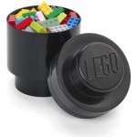 LEGO® úložný box kulatý 12,3 x 18,3 cm černá – Zboží Dáma