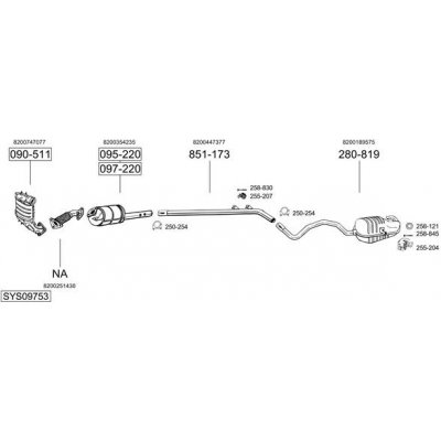 BOSAL BS 950-083 – Hledejceny.cz